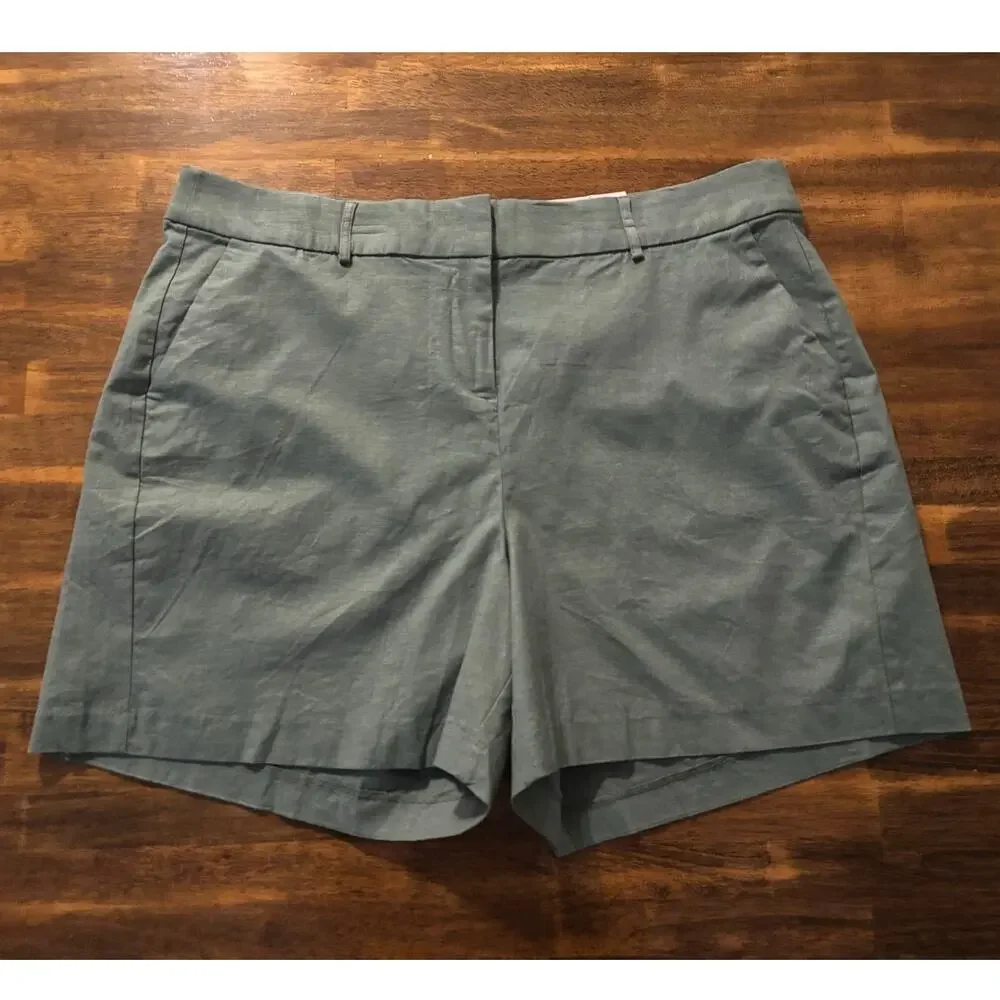 Lane Bryant Women’s 18 Shorts Linen Blend 6